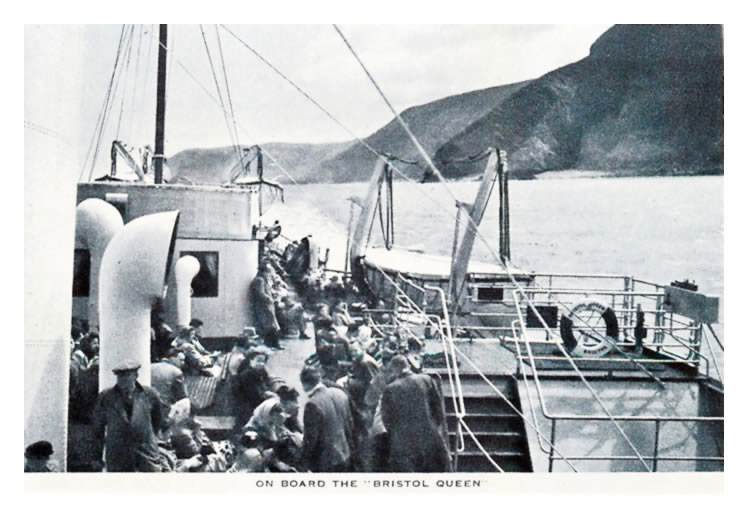 On Board the "Bristol Queen."