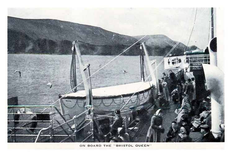 On Board the "Bristol Queen." 