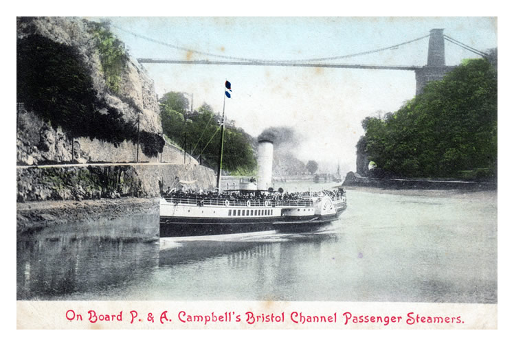 On Board one of P & A Campbell's Bristol Channel Passenger Steamers.