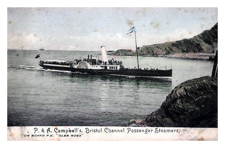 On Board P.S. "Glen Rosa" - P & A Campbell's Bristol Channel Steamers.