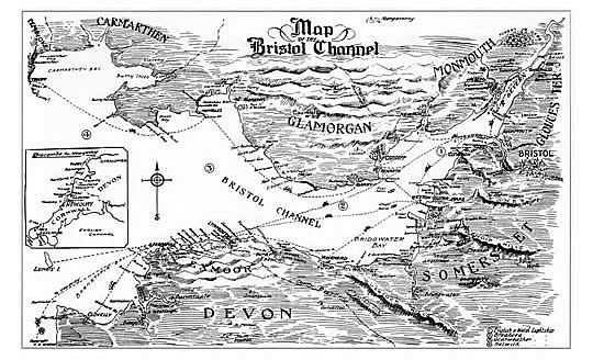 Map of Bristol Channel