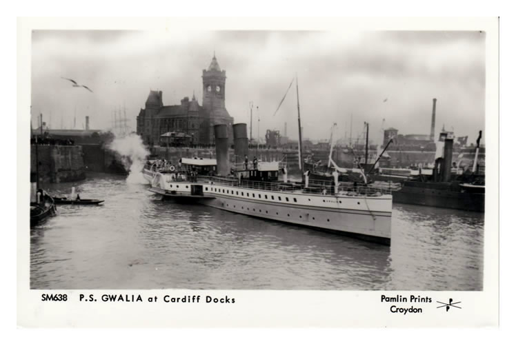 P.S.Gwalia at Cardiff Docks