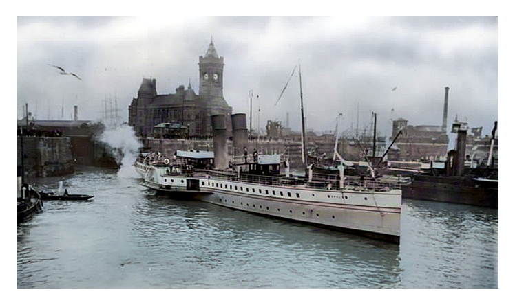 P.S.Gwalia at Cardiff Docks