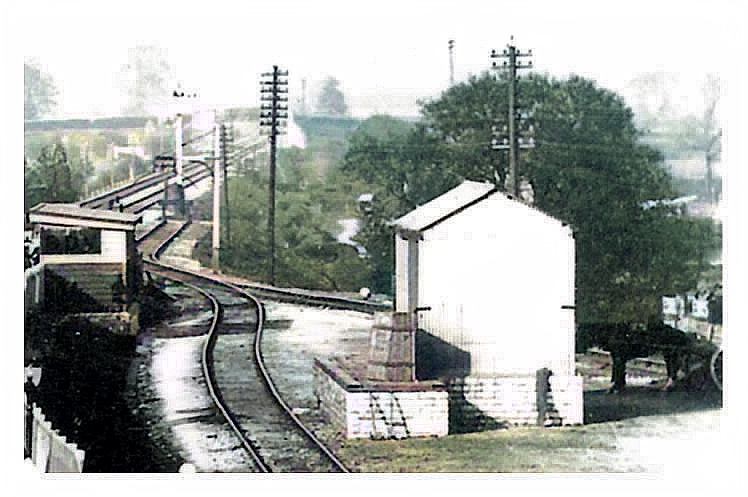 Siding at Dinas Powis Station