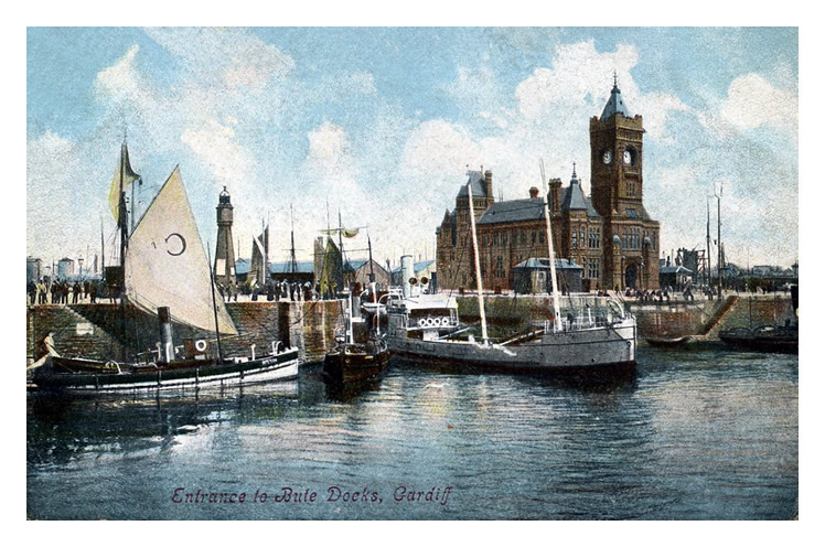 Entrance to Bute Docks, Cardiff
