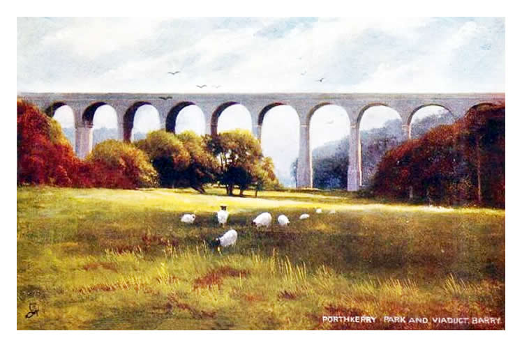 Porthkerry Park and Viaduct, Barry.