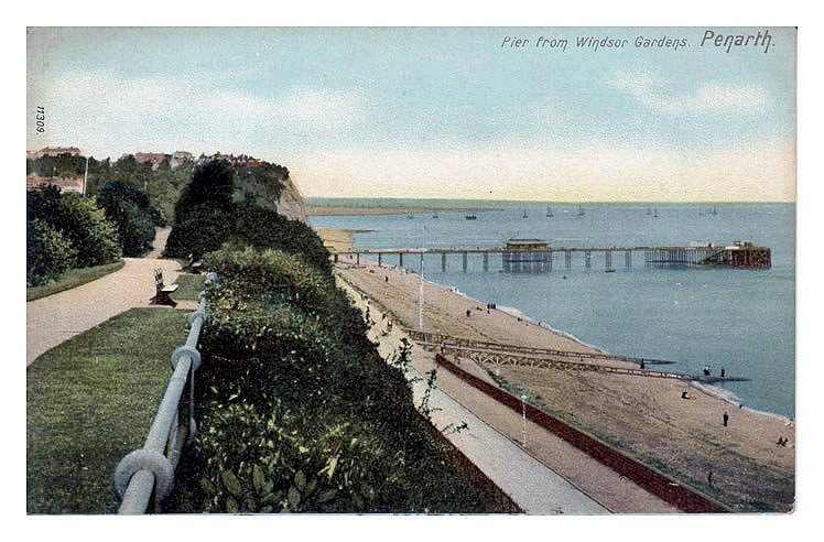 The Pier from Windsor Gardens, Penarth