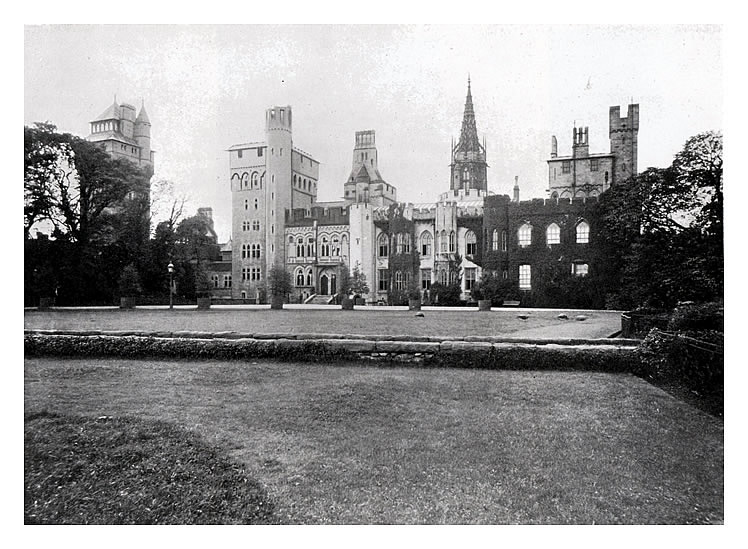 Cardiff Castle. - The former home of the Welsh College of Music and Drama
