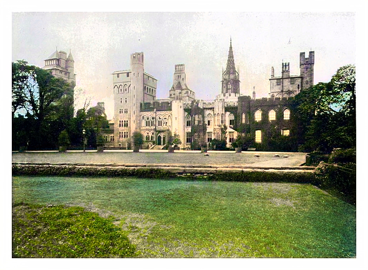Cardiff Castle. - The former home of the Welsh College of Music and Drama