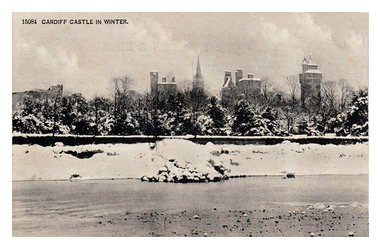 Cardiff Castle in Winter,