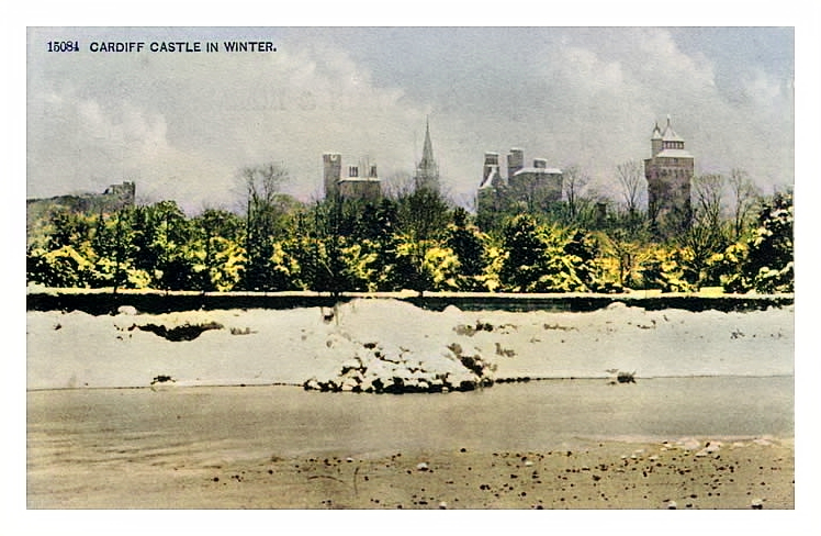 Cardiff Castle in Winter,