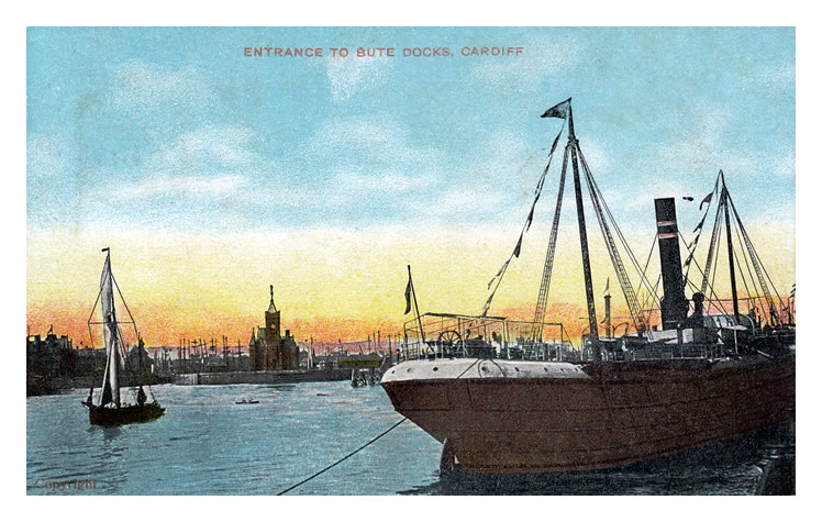 Entrance to Bute Docks, Cardiff