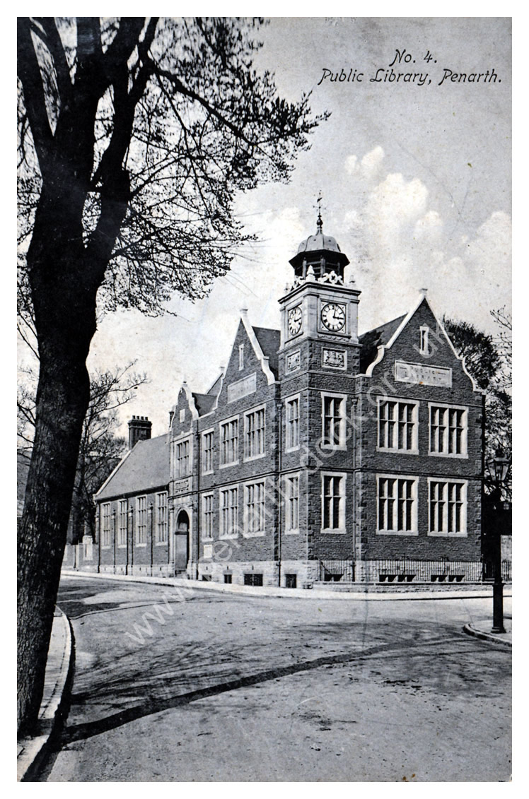 'No.4. Public Library, Penarth.'
