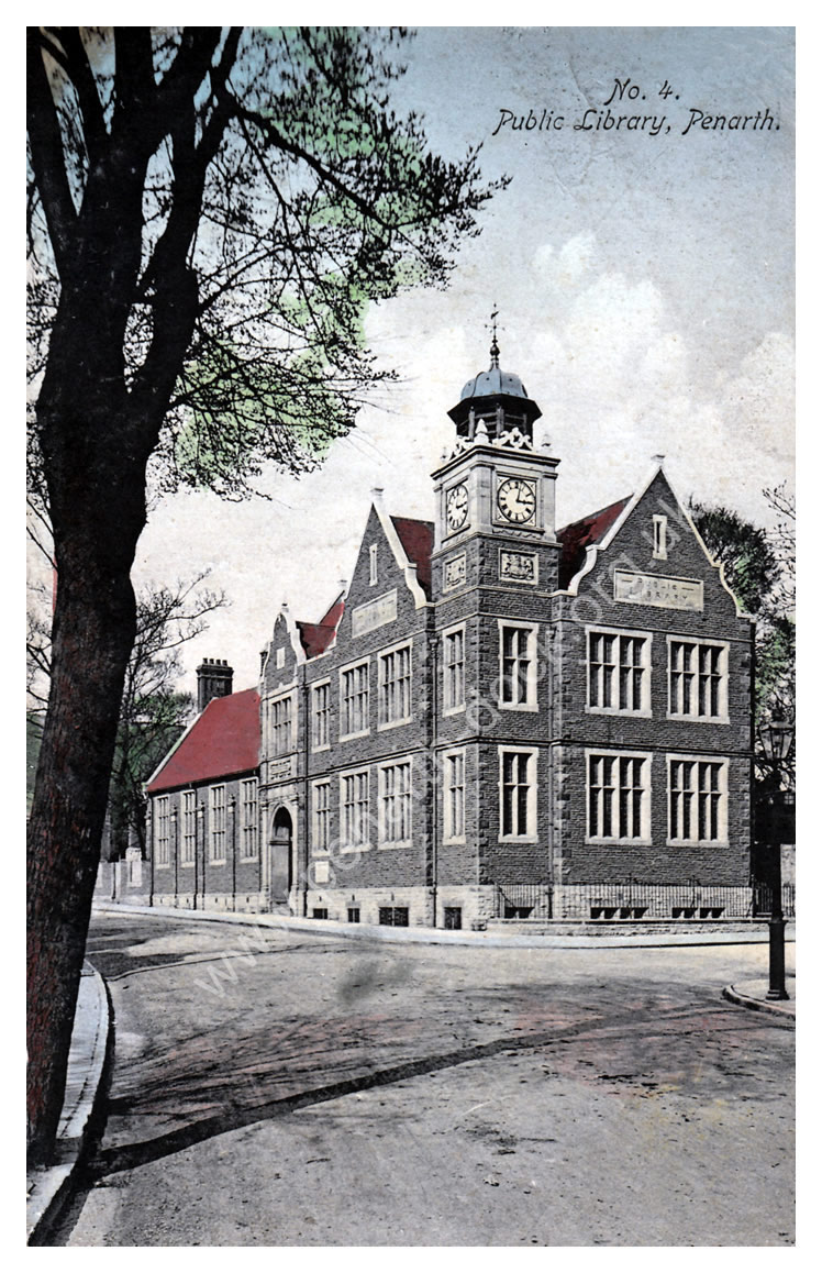 'No.4. Public Library, Penarth.'