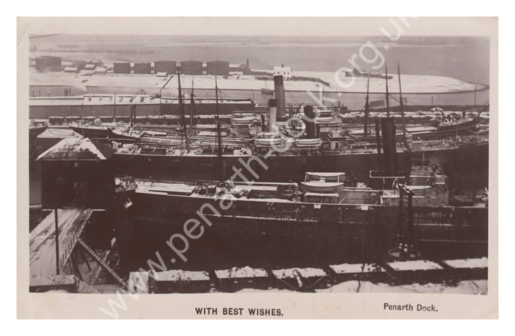 Penarth Dock - With Best Wishes