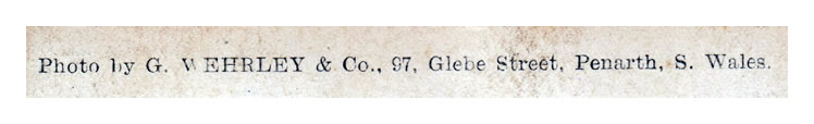 George Wehrley of 97 Glebe Street, Penarth. 