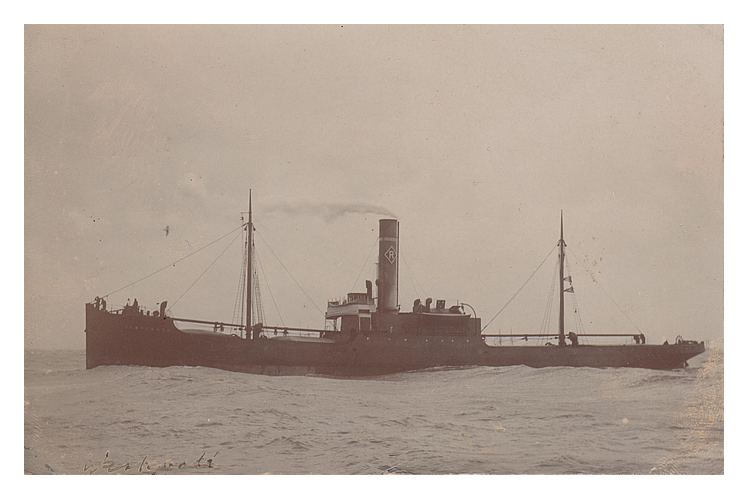 s.s. 'Westgarth' - A Wehrley postcard of the R. & J. H. Rea, Liverpool, vessel at sea.