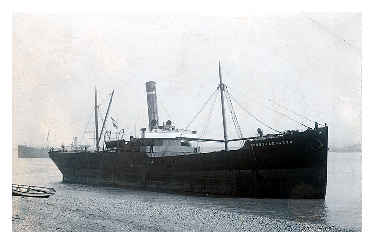 s.s. 'Throstlegarth' - A Wehrley postcard of the R. & J. H. Rea, Liverpool.