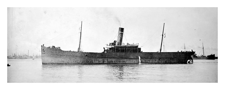 s.s. 'Westgarth' - A Wehrley postcard of the R. & J. H. Rea, Liverpool, vessel off Penarth with Cardiff Docks distant.