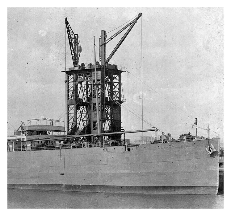 The s.s. 'Frankby' moored up at coal tips Nos. 19 and 20 of Penarth Dock at an unknown date but later than 1905 and prior to 1914.