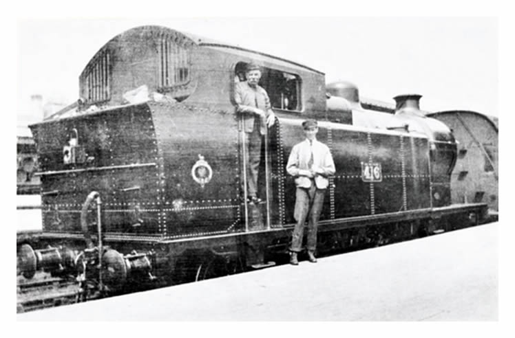 Taff Vale Locomotive No. 416 at Cardiff.