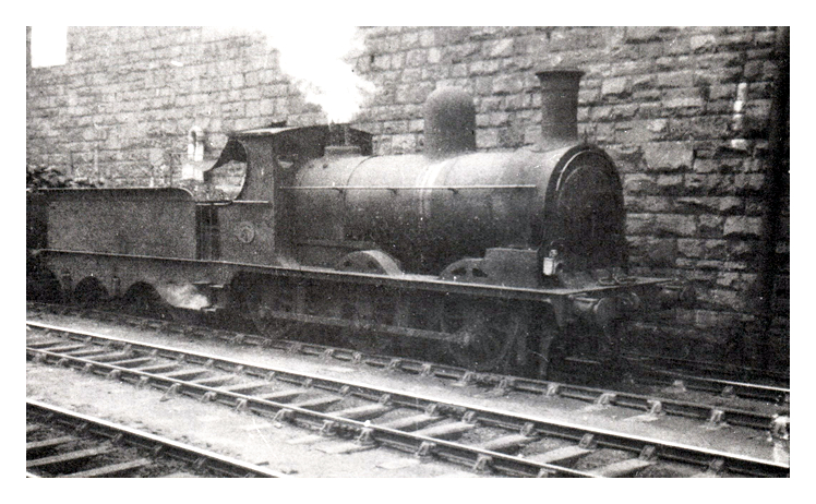 TVR 'K' Class 0-6-0 No. 357 at Pontypridd in 1923.