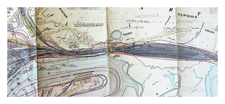 GWR Penarth Dock, Harbour Property Plan of OCtober 1928