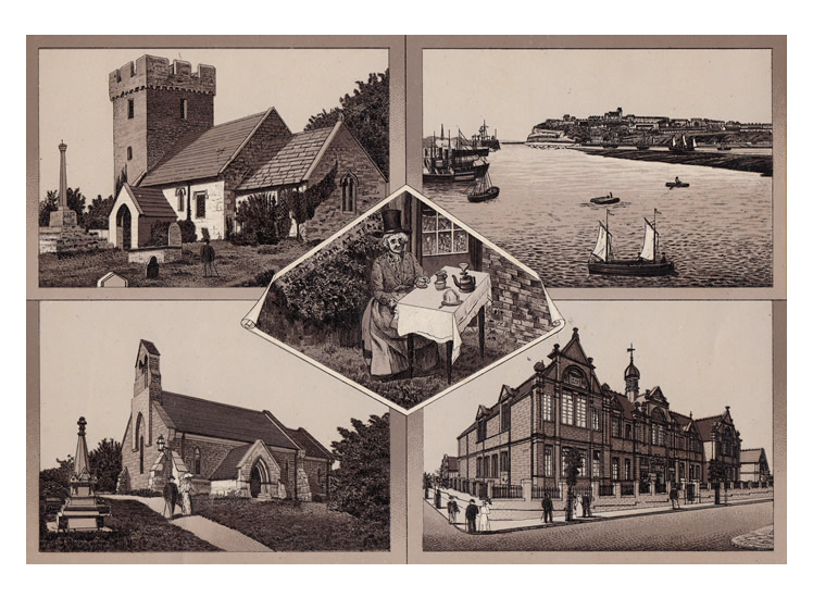 Multi-view of Barry and Penarth Area - The Wonder View Album - Penarth & Barry Dock District