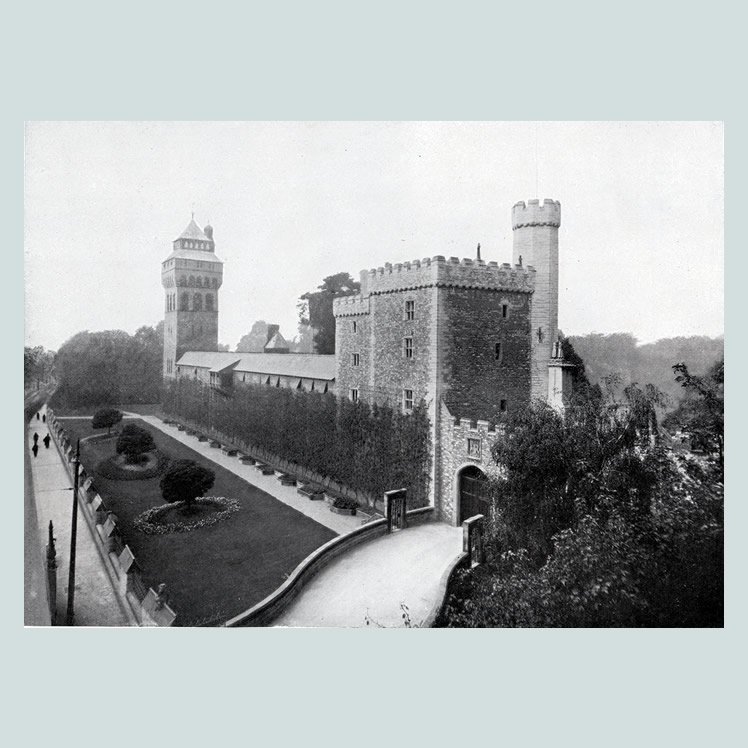 Cardiff Castle from 107 Views of Cardiff and District