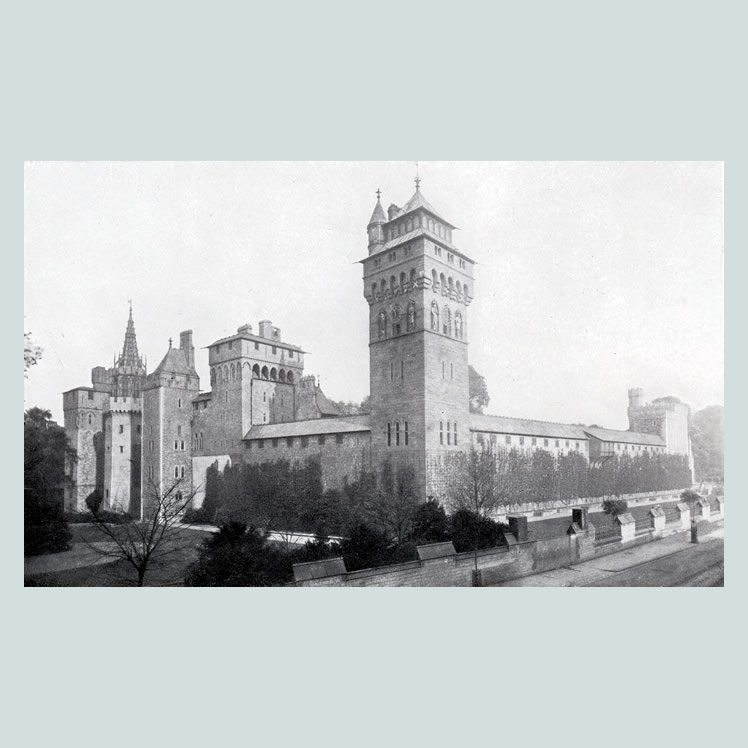 Cardiff Castle from 107 Views of Cardiff and District