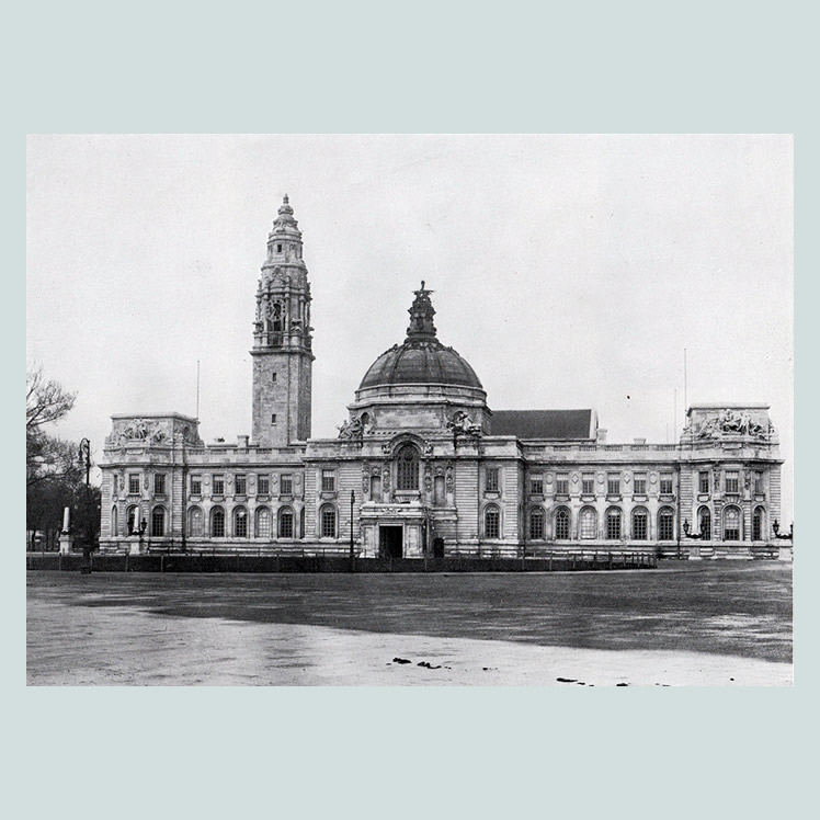 The City Hall from 107 Views of Cardiff and District