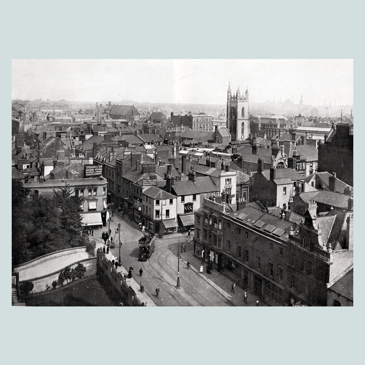 General View of Cardiff from 107 Views of Cardiff and District