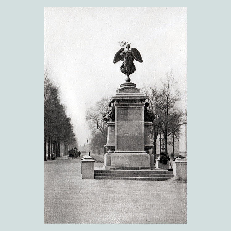 War Memorial, Cathay's Park from 107 Views of Cardiff and District