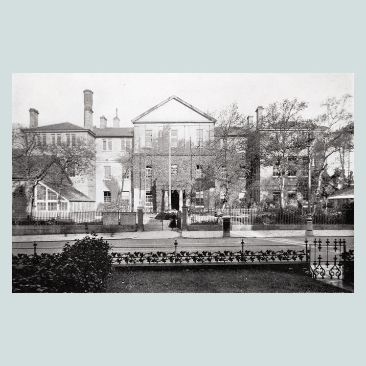 University College (Old Buildings) from 107 Views of Cardiff and District