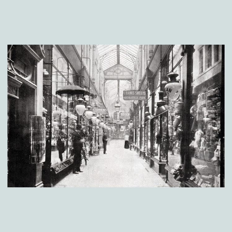 Morgan Arcade from 107 Views of Cardiff and District