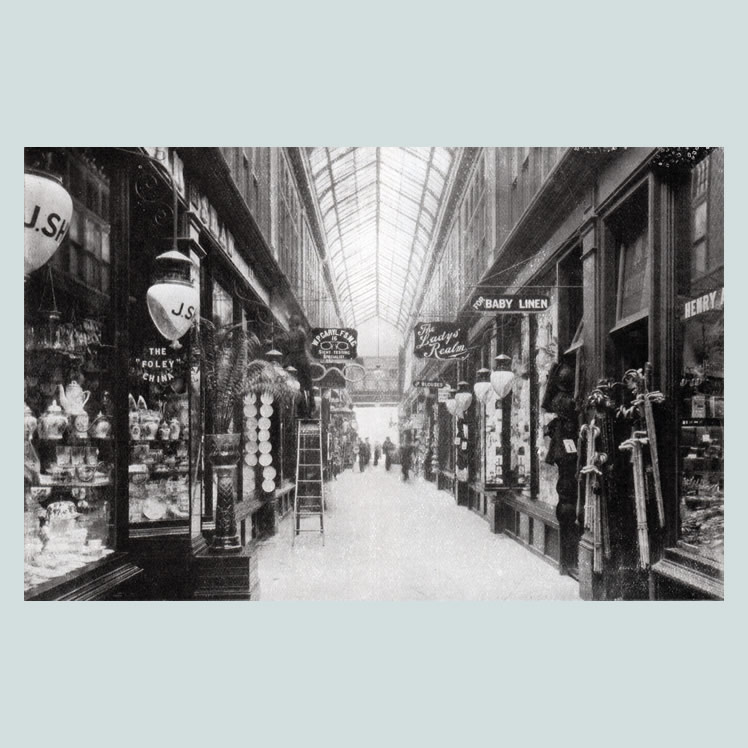 High Street Arcade from 107 Views of Cardiff and District