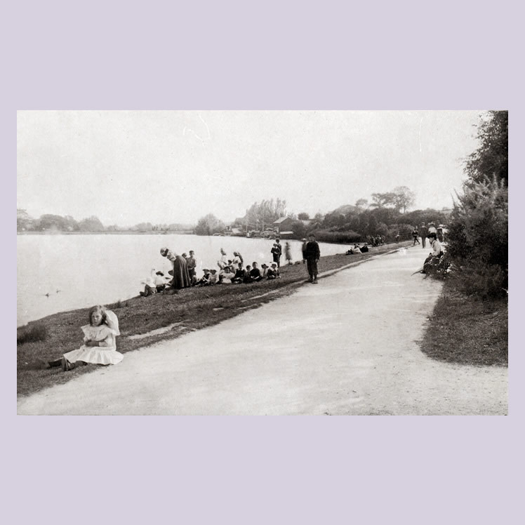 Boating Lake, Roath Park from 107 Views of Cardiff and District