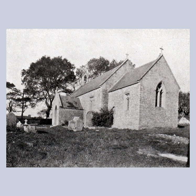 Lavernock Church from 107 Views of Cardiff and District