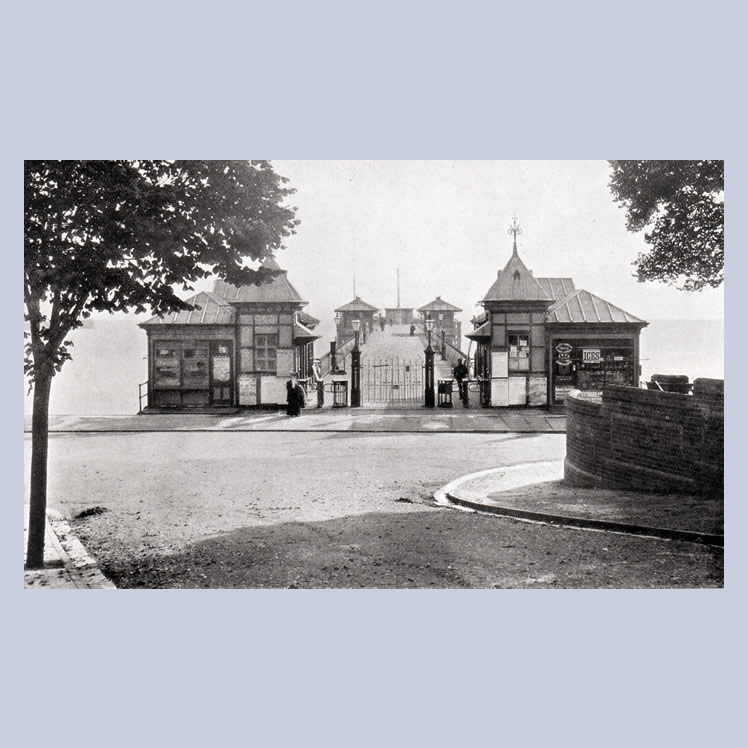 Pier Entrance, Penarth from 107 Views of Cardiff and District