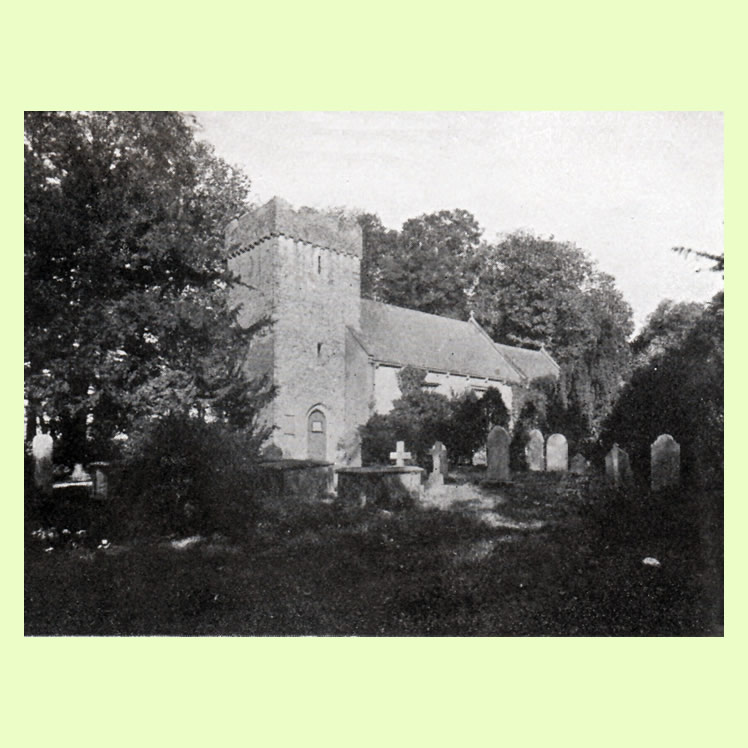 Old Norman Church, Sully from 107 Views of Cardiff and District
