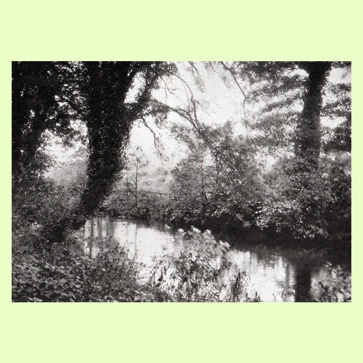 The River, St. Fagan's from 107 Views of Cardiff and District