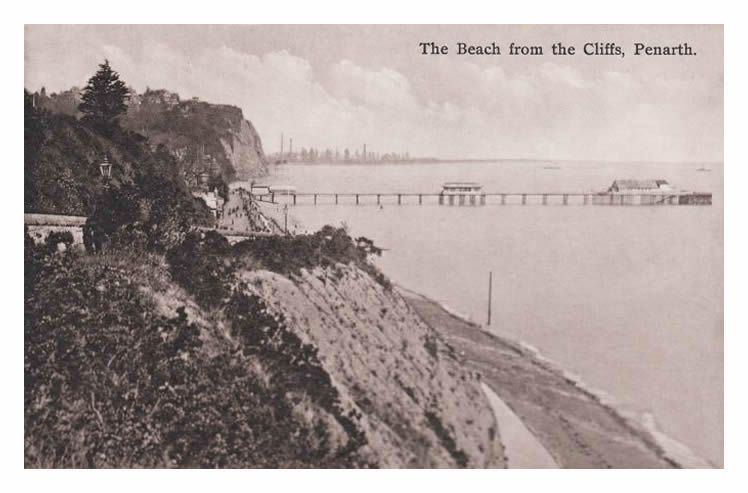 The Beach from the Cliffs, Penarth.