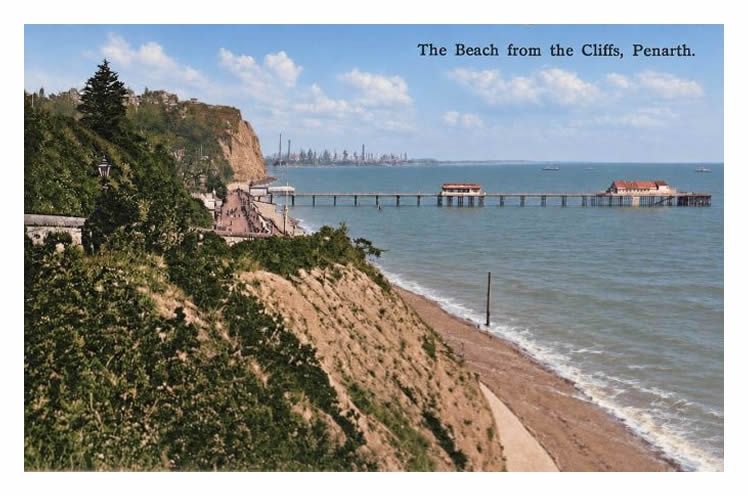The Beach from the Cliffs, Penarth.