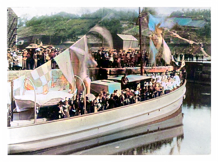 The Mission Yacht "Eirene" Consecrated May 16, 1898.