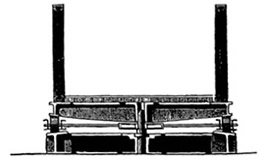 Fig. 2 - cross sectional view of swing bridge.