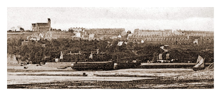 c.1900 - Penarth Head - a fine view from the Penarth Flats.