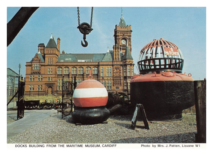 Dock Buildings from the Maritime Museum, Cardiff