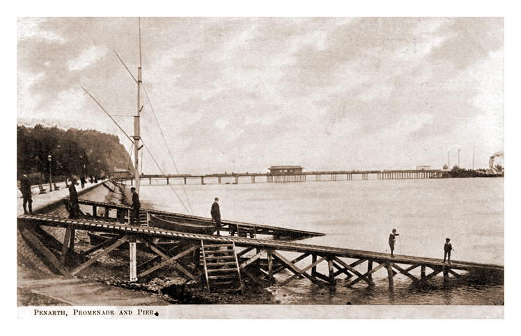 c.1903 - Penarth, Promenade and Pier.