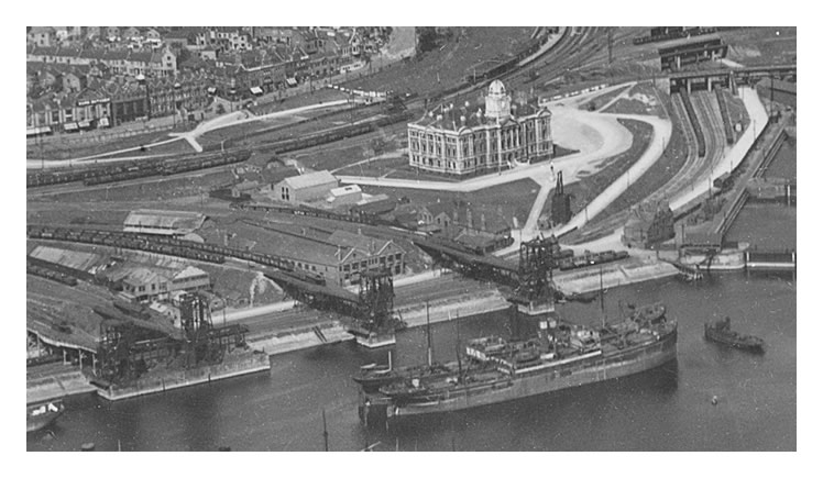 A Bird's Eye View of Barry Dock.