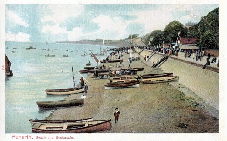Penarth - Beach and Esplanade.